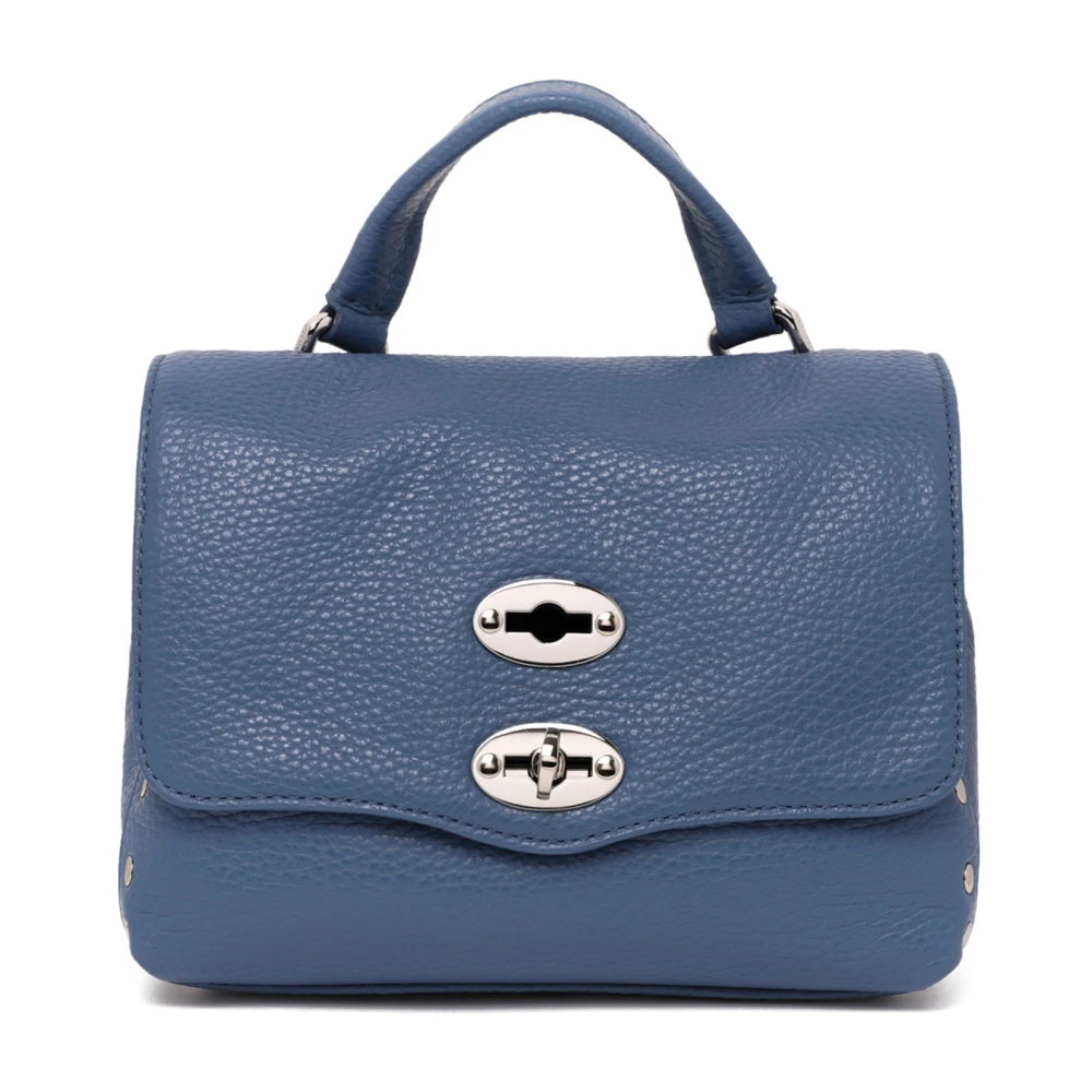Zanellato Women's Blue Handbags, One Size, Postina Baby Bag