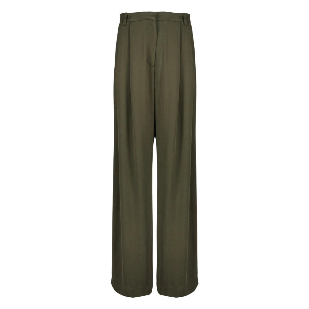 Iro Green Wide Trousers, Female, S, Pallia Wide Trousers