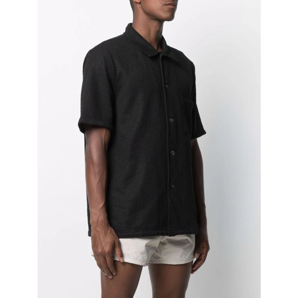 Our Legacy Short Sleeve Shirts Black Heren