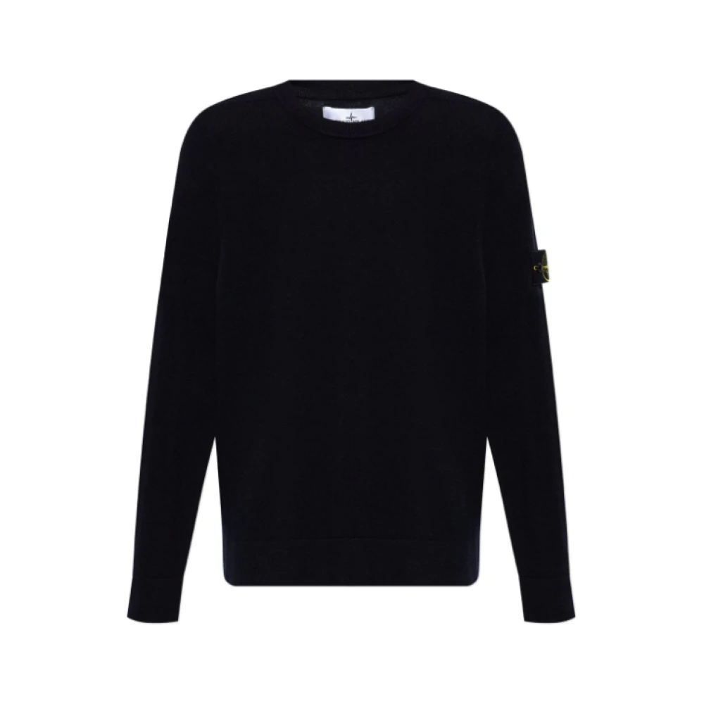 Stone Island Blauwe Sweaters voor Mannen Blue Heren