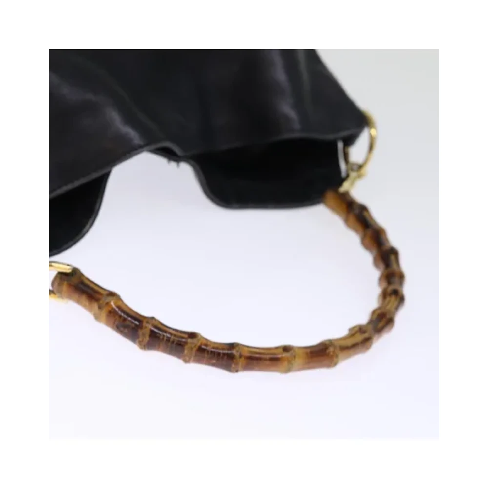 Gucci Vintage Pre-owned Leather gucci-bags Black Dames