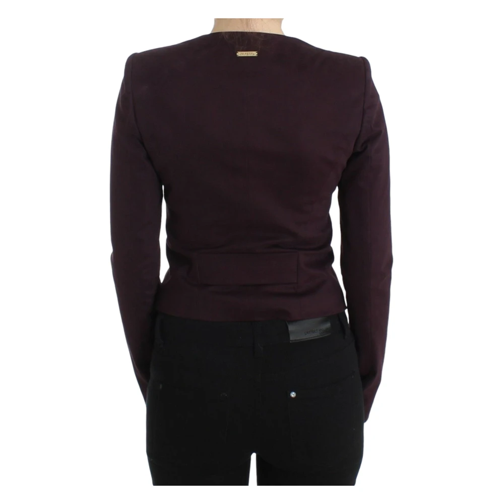 Gianfranco Ferré Elegante Paarse Blazer Katoenmix Purple Dames