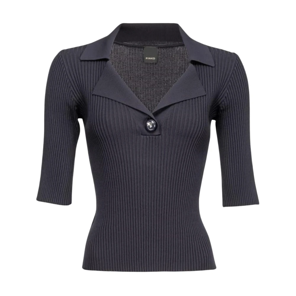 Pinko - Tops > Polo Shirts - Blue - Pinko - Modalova