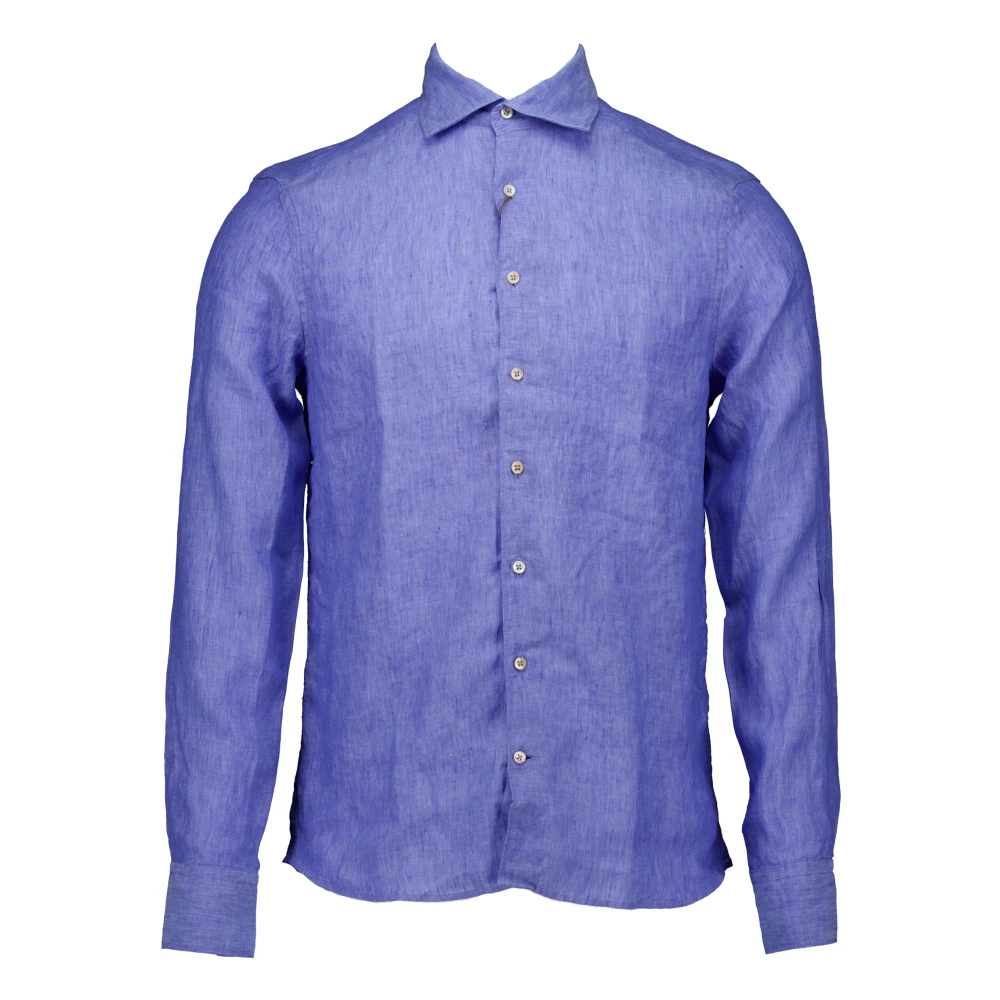 Stenströms Slimline C72 RC Blauw Overhemd Blue Heren