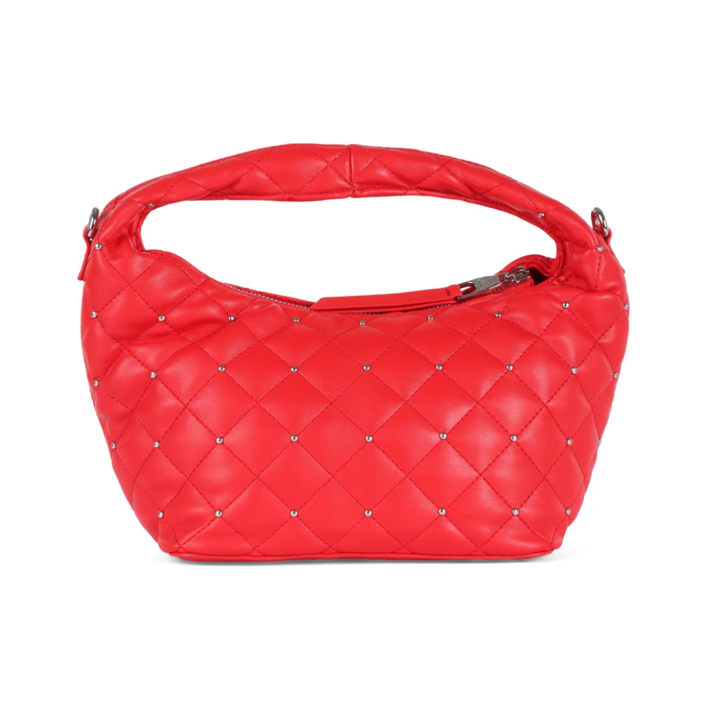 Versace Jeans Couture Gewatteerde handtas met mini studs Red Dames