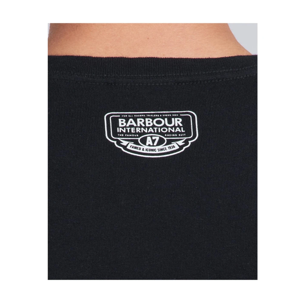 Barbour Motorfiets Grafisch T-Shirt Black Heren