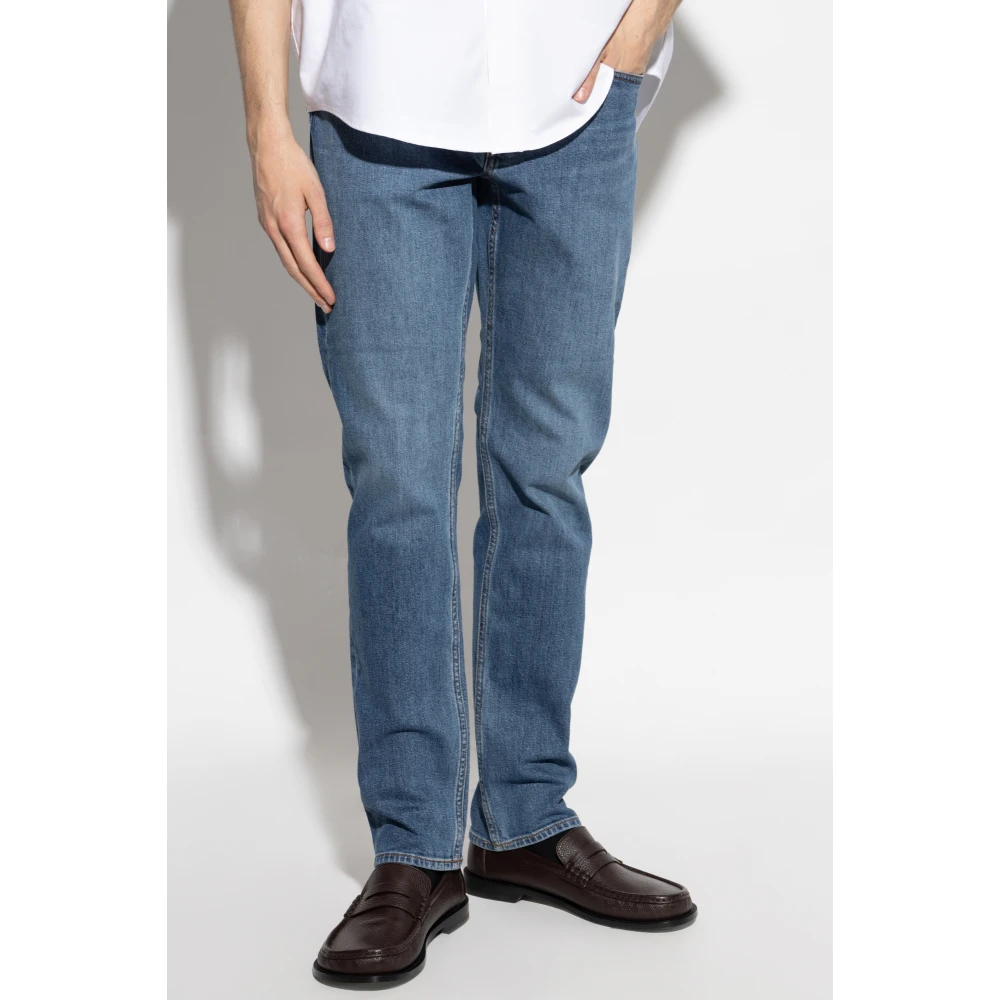 Theory Jeans met toelopende pijpen Blue Heren