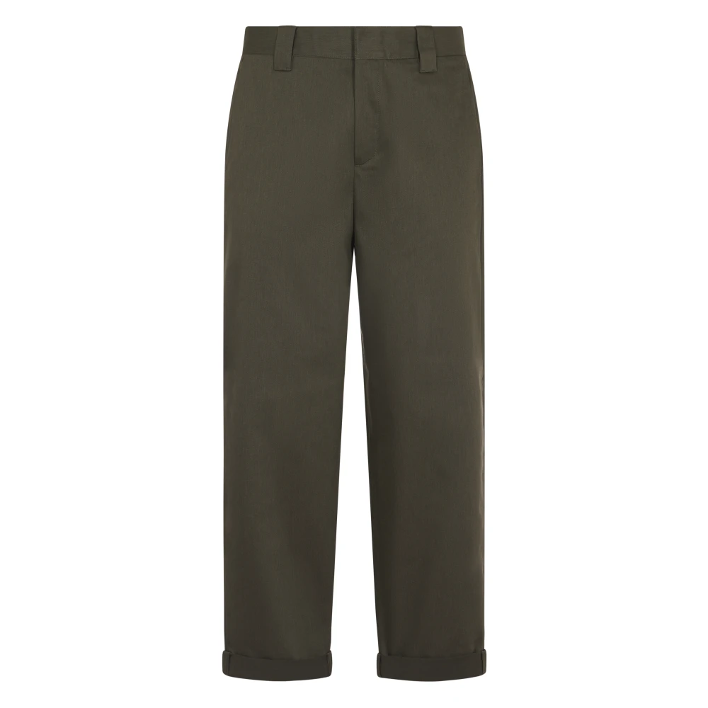 Golden Goose Herren Grün Chino Skatehose Komfort Baumwolle/Polyester Gabardine