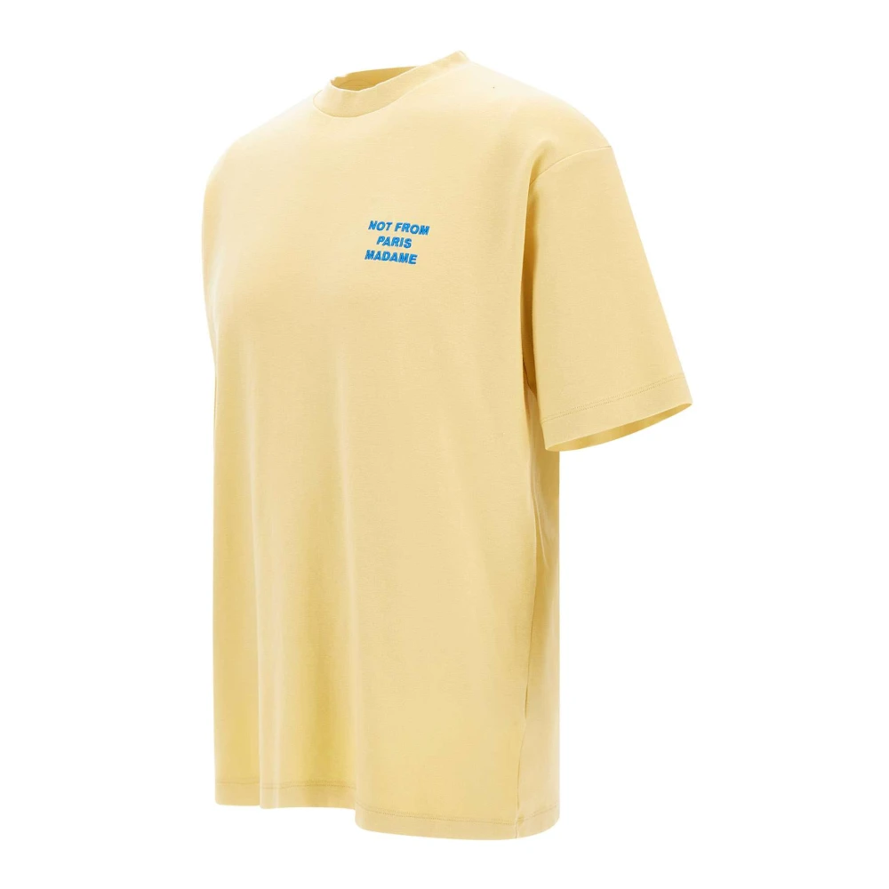 Drole de Monsieur Gele T-shirts en Polos Yellow Heren