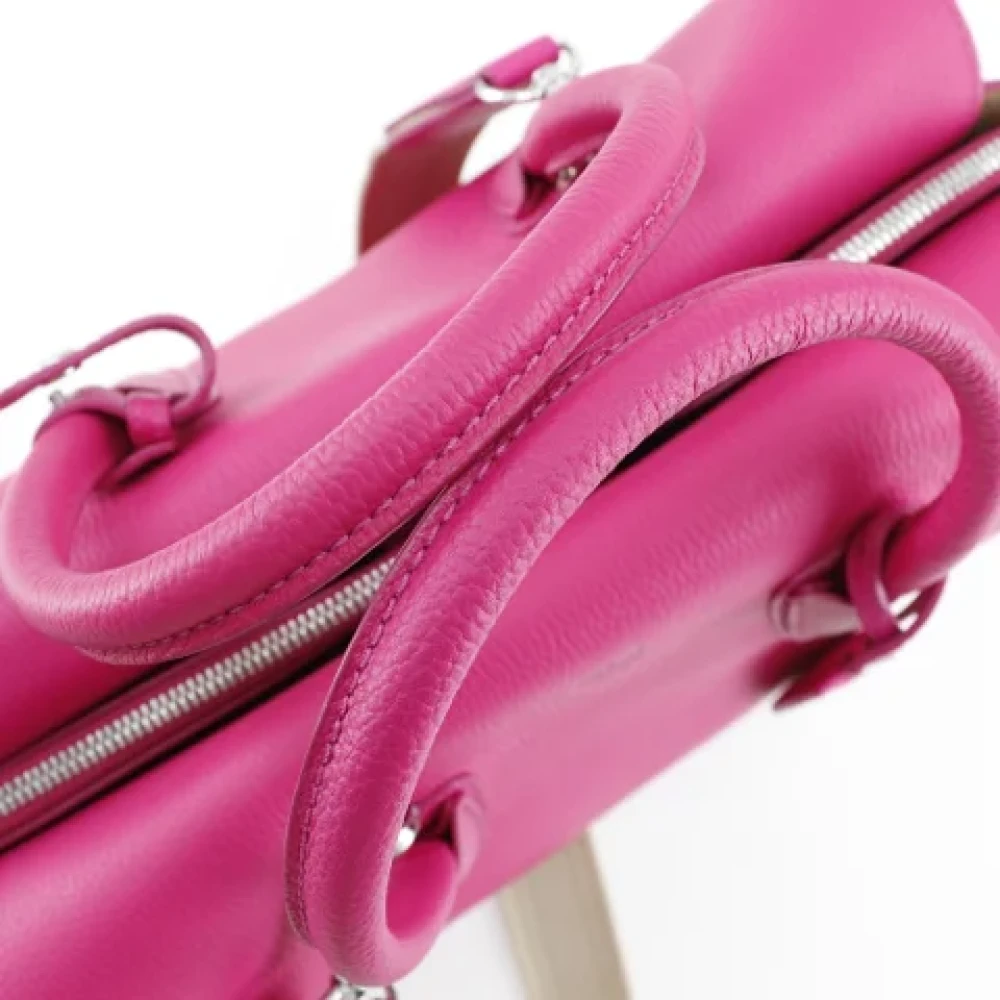 MCM Pre-owned Leather handbags Pink Dames