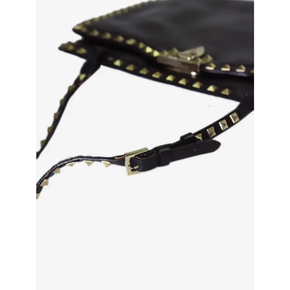 Valentino Vintage Pre-owned Fabric shoulder-bags Black Dames