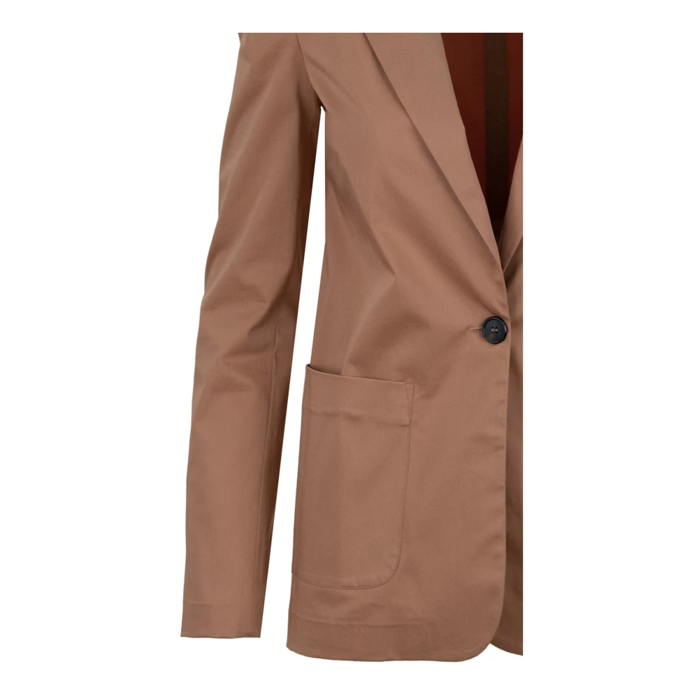 Aniye By Geknoopte Dames Blazer Beige Dames