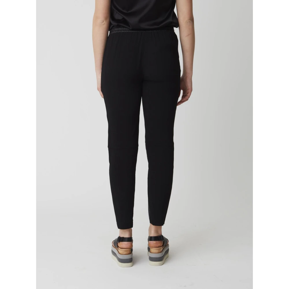 pinko Imitatieleren Broek Black Dames