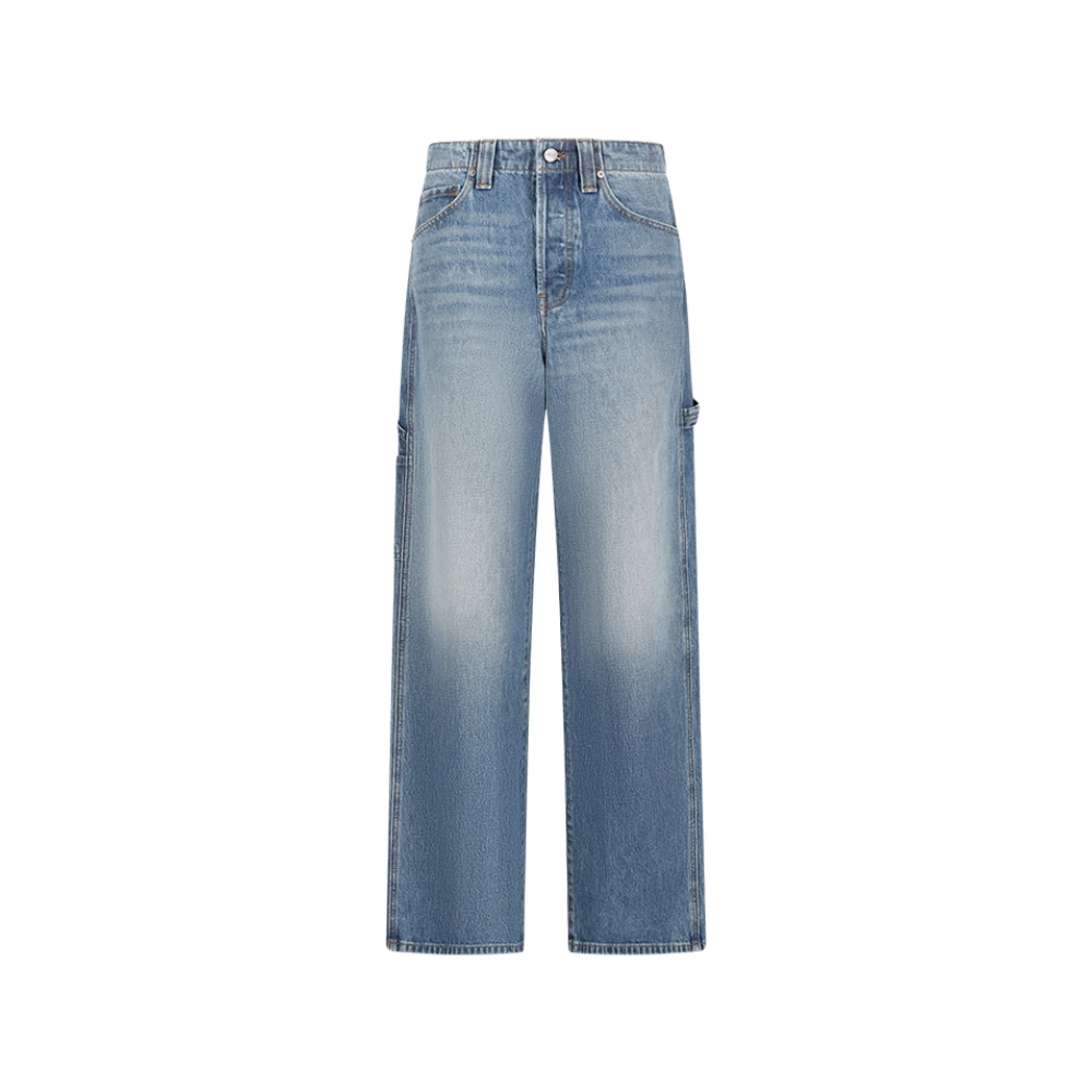 Khaite Women's Blue Sowen Wide Jeans - Wide Jeans - W28 - Jeans
