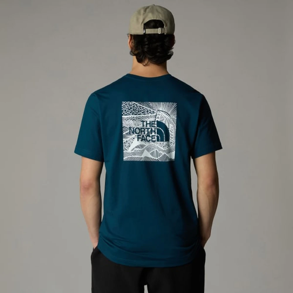 The North Face Redbox Heren T-shirt Blue Heren