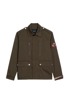 Zadig & Voltaire VESTE CAMO ZADIG&VOLTAIRE COLAB AVEC VIRGINIA ELWOOD Coton Mult