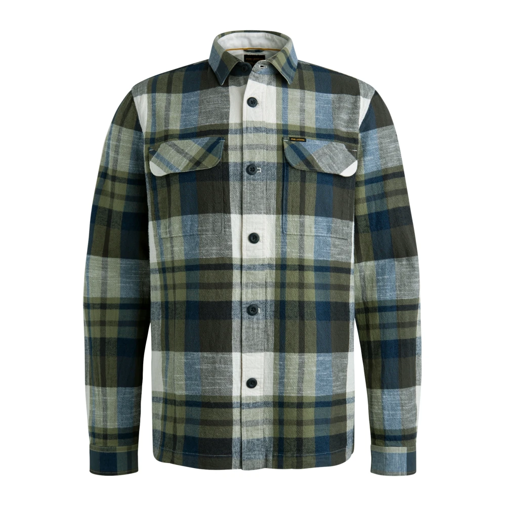 PME Legend Casual Geruite Overhemd met Lange Mouwen Multicolor Heren