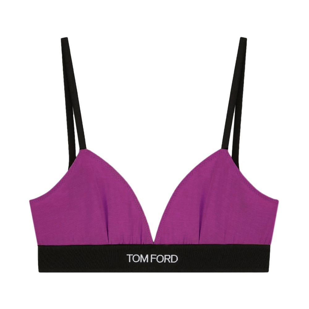 Tom Ford Paarse Modal Ondergoed met Verstelbare Bandjes Purple Dames