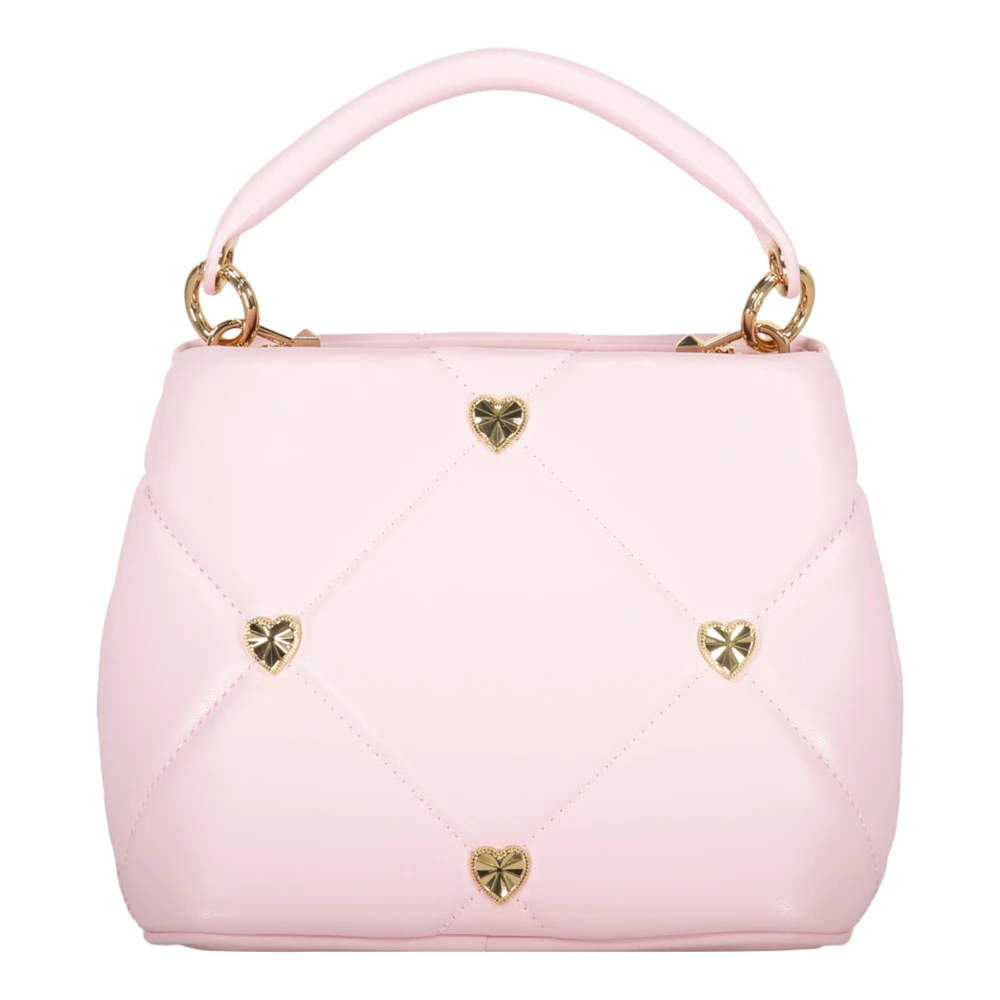 Love Moschino Gewatteerde Handtas met Afneembare Kettingriem Pink Dames