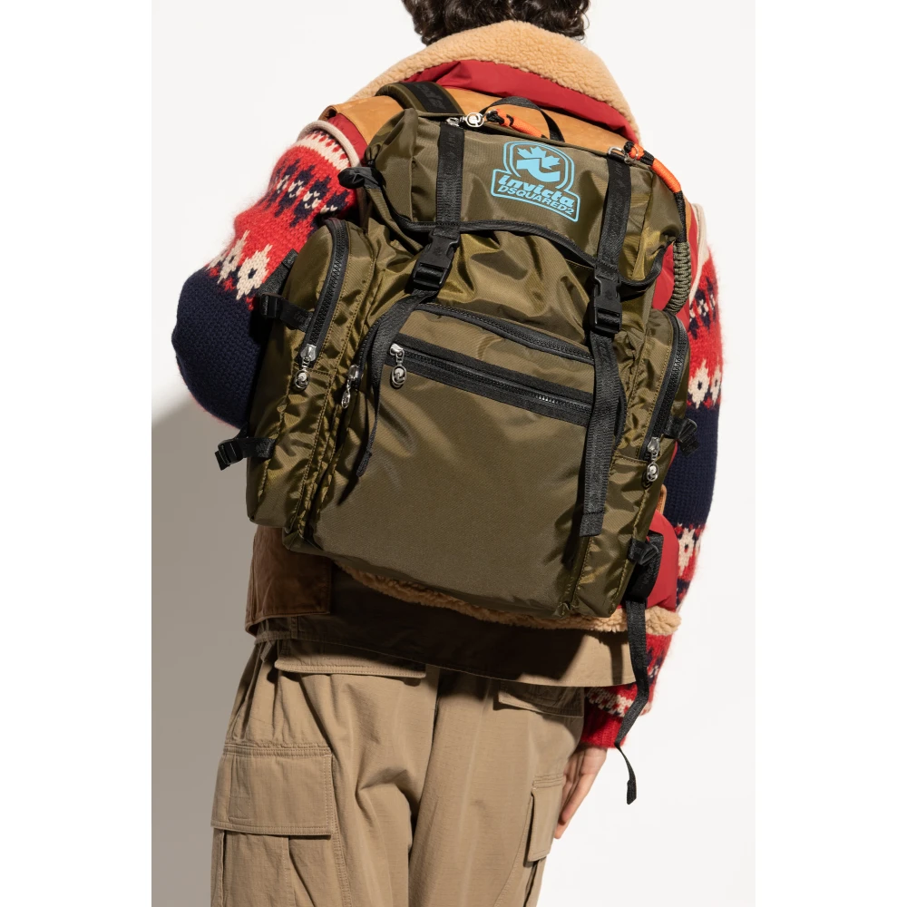 Dsquared2 Rugzak capsule 'Invicta' Green Heren