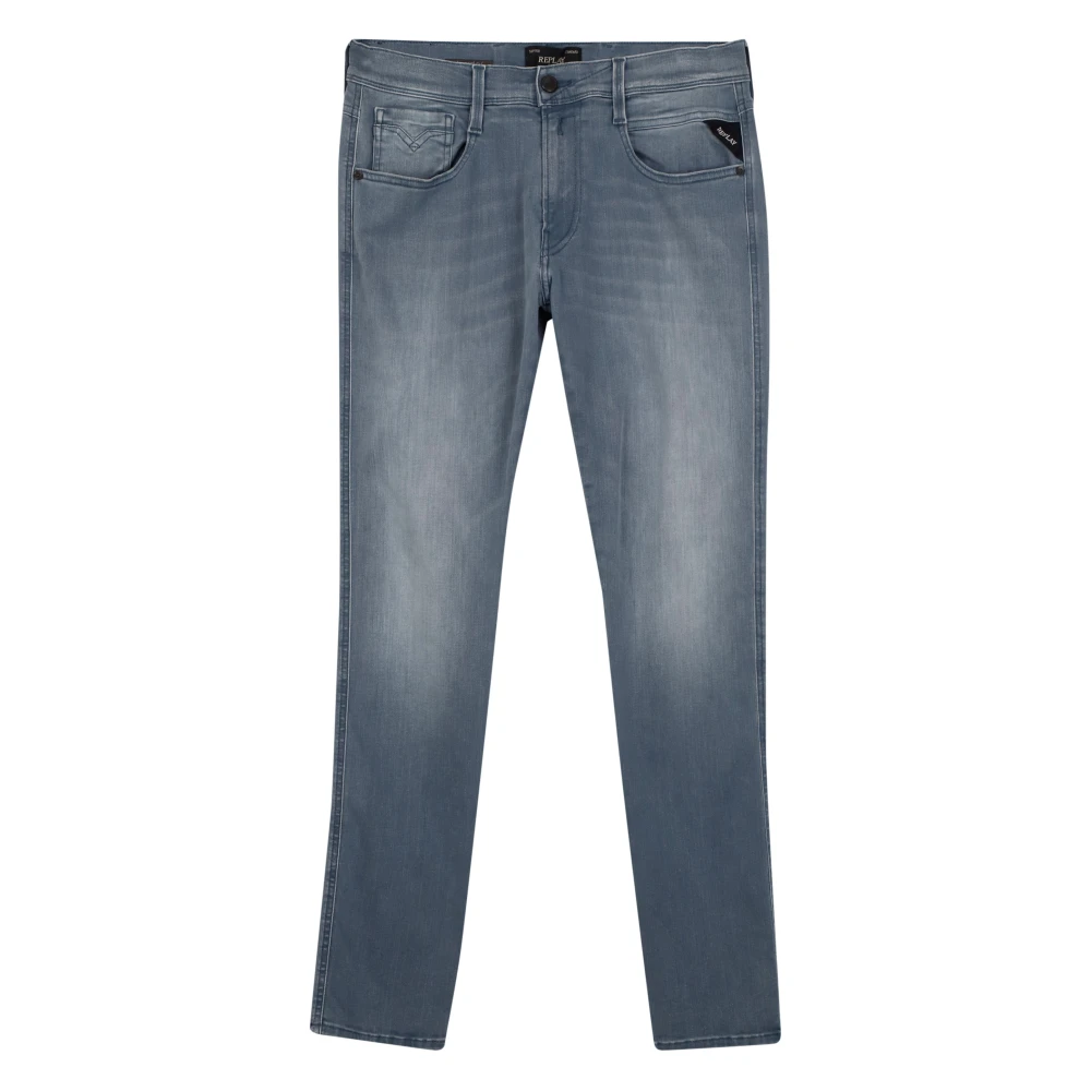 Replay Denim Jeans in Klassieke Stijl Gray Heren