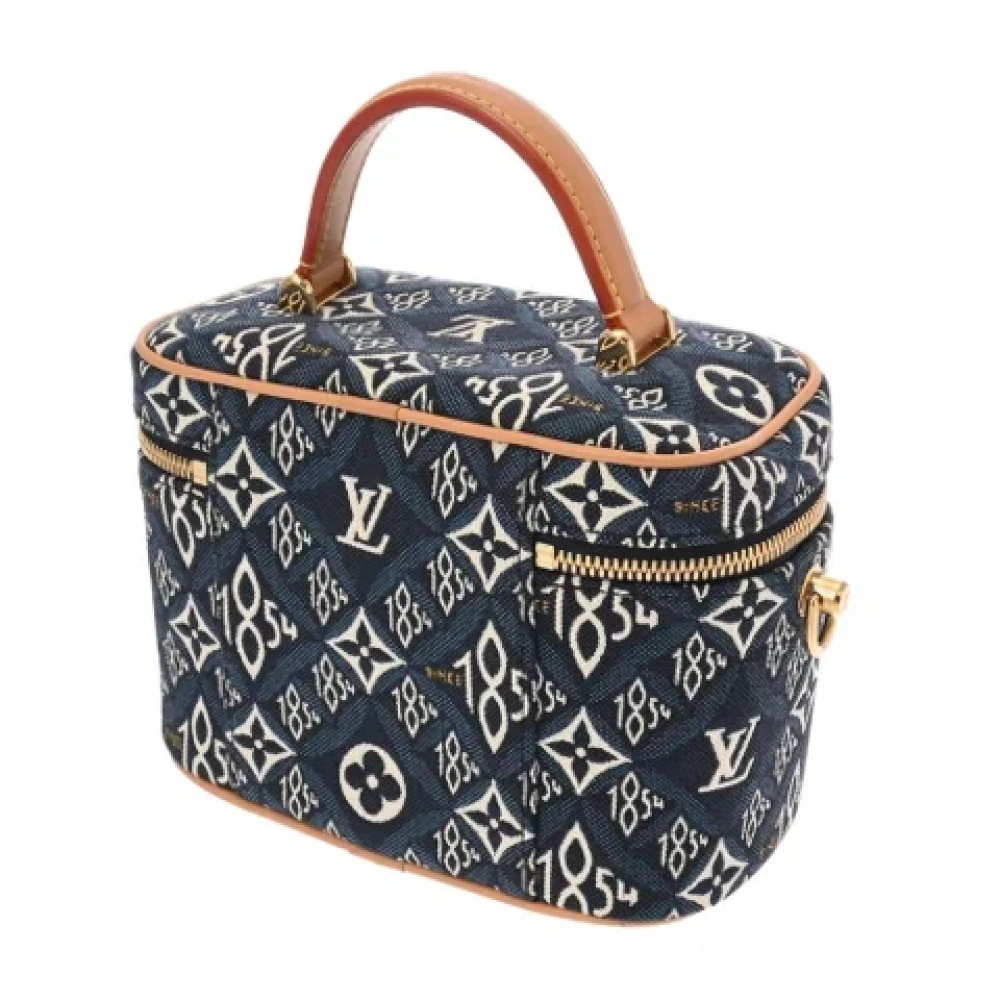 Louis Vuitton Vintage Pre-owned Canvas shoppers Blue Dames