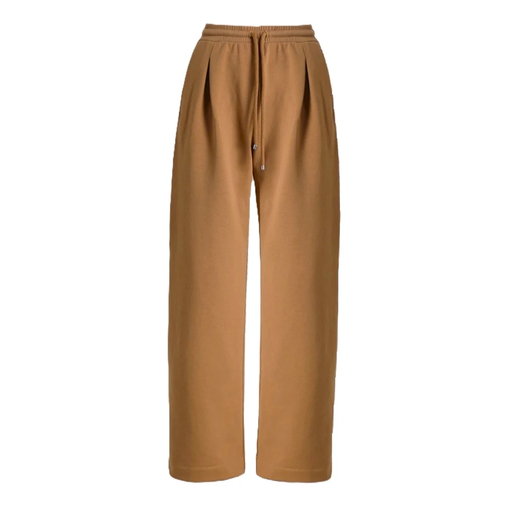 Max Mara Brun Sportig Stil Byxor med Ränder Brown, Dam