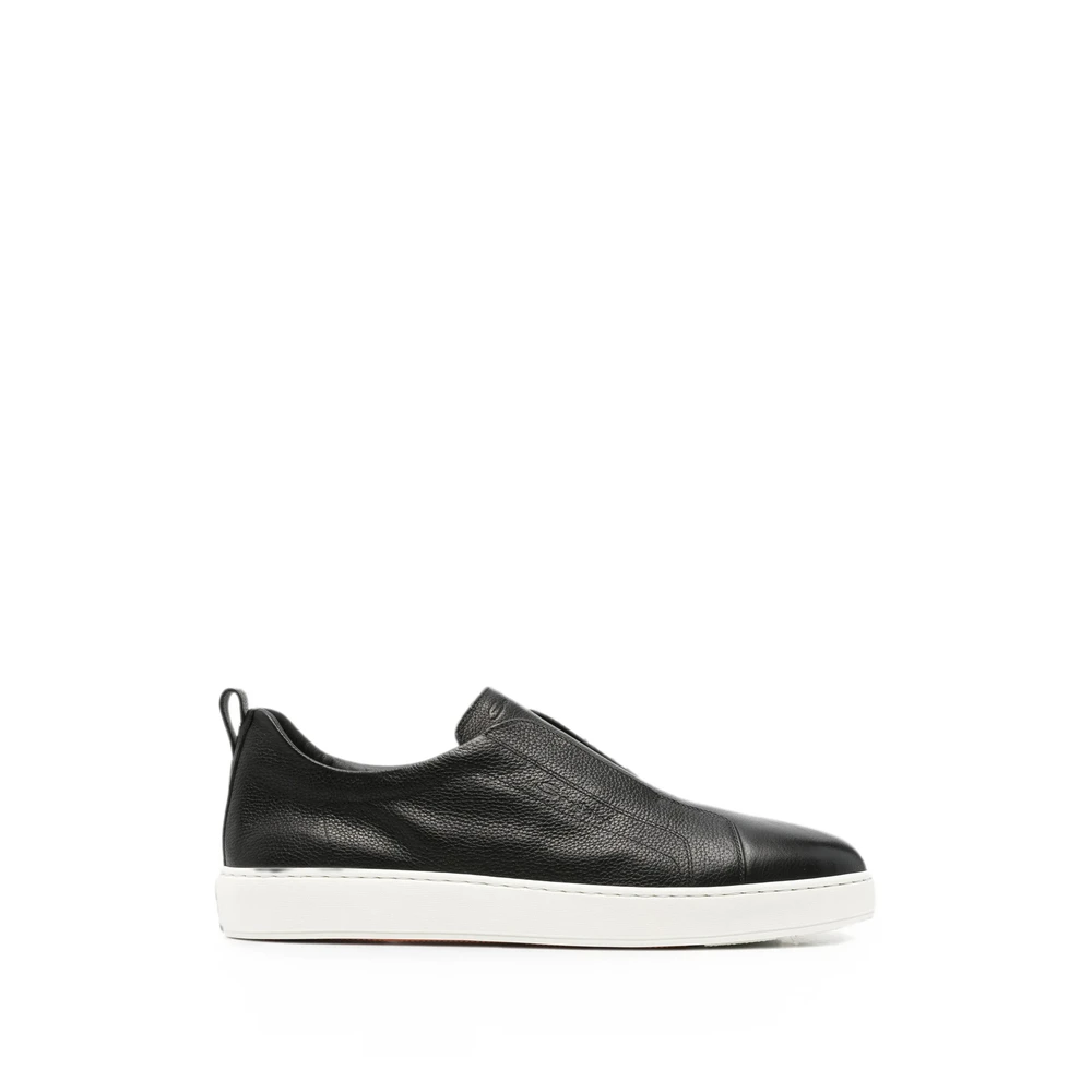 Santoni Barit Sneaker Heren Schoenen Zwart