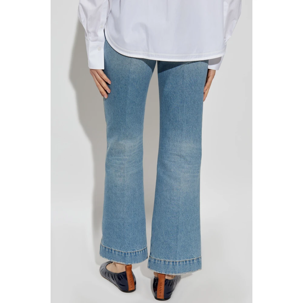 Victoria Beckham Jas met zakken Blue Dames