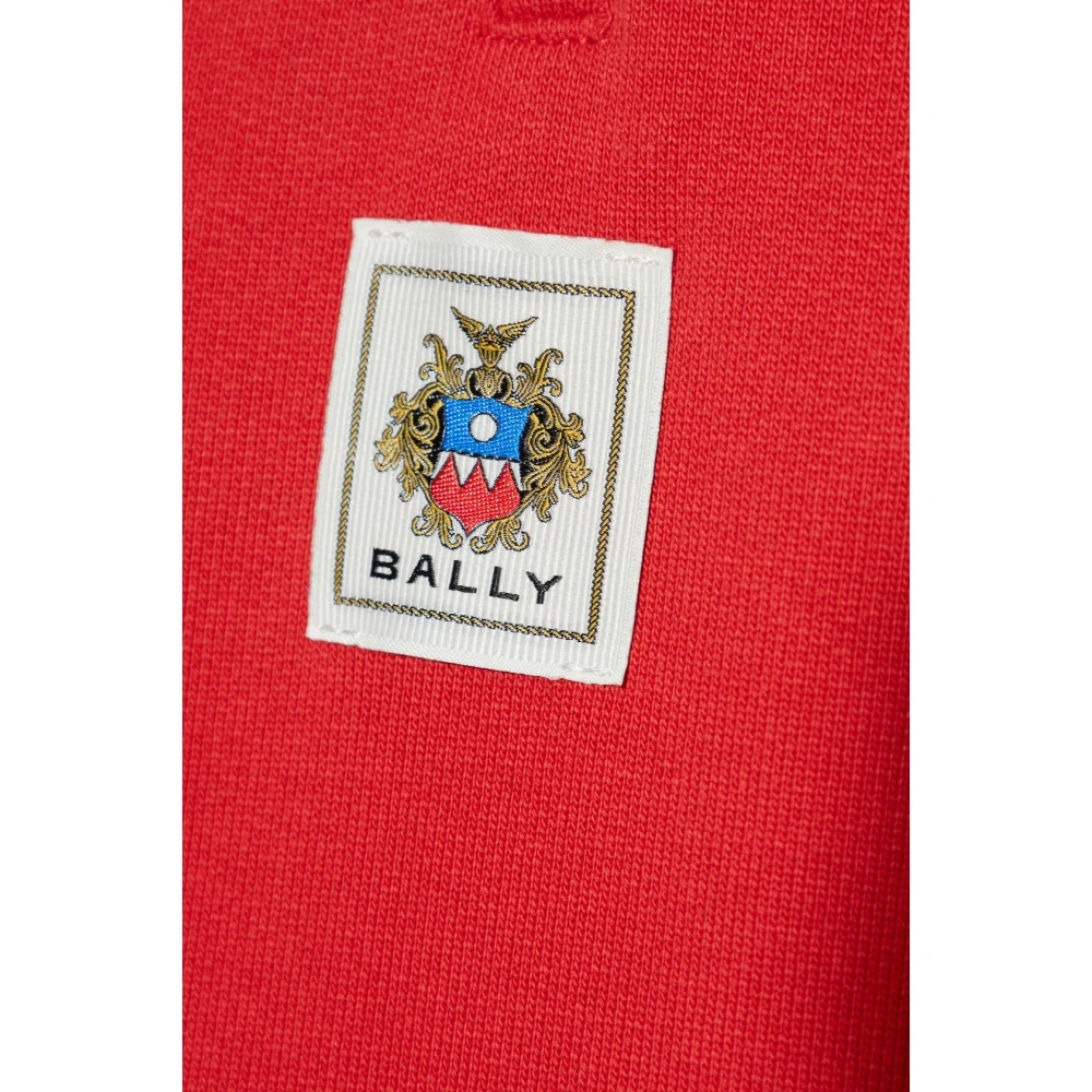 Bally Sweatshirt met opstaande kraag Red Heren