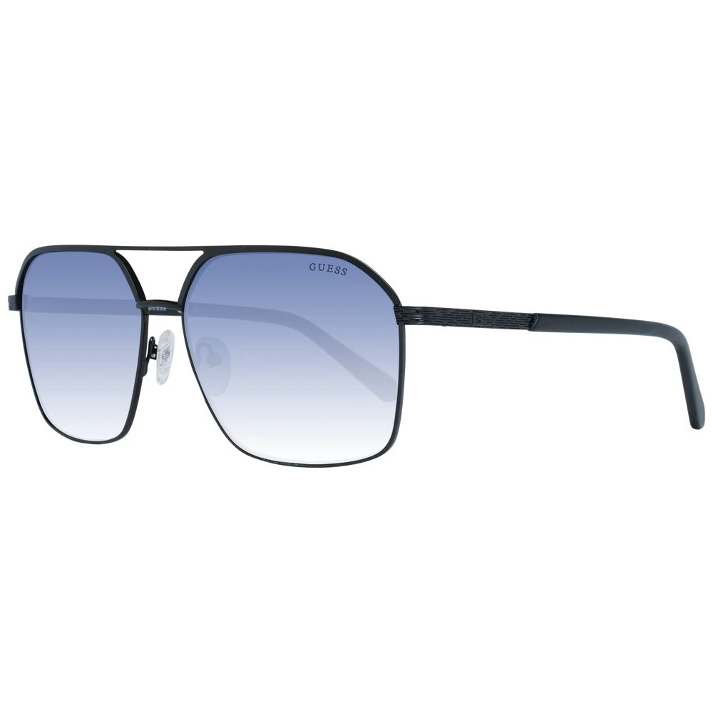 Guess Svart Aviator Solglasögon Spegel Gradient Black, Herr