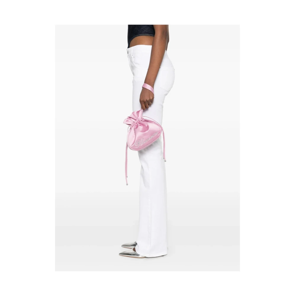 Blumarine Roze Trekkoord Polsband Tas Pink Dames