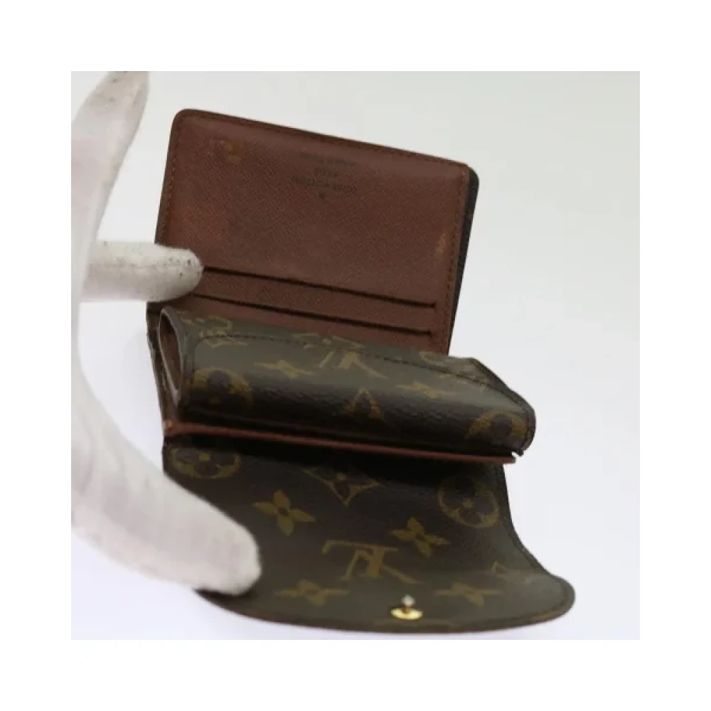 Louis Vuitton Vintage Pre-owned Coated canvas wallets Brown Dames
