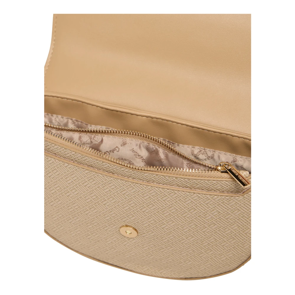 carlo colucci Stijlvolle Bastoptik Handtas Beige Dames