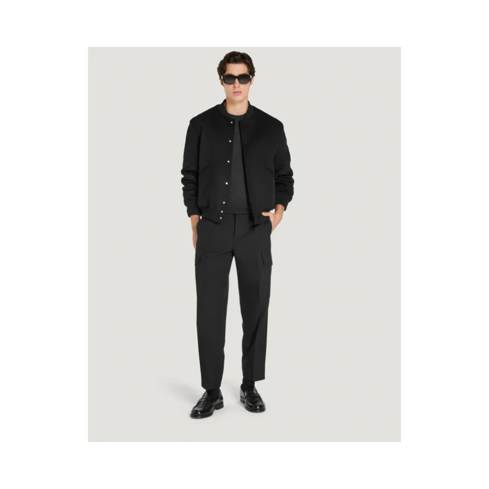 PT Torino Zwarte Cargo Broek The Sailmaker Black Heren