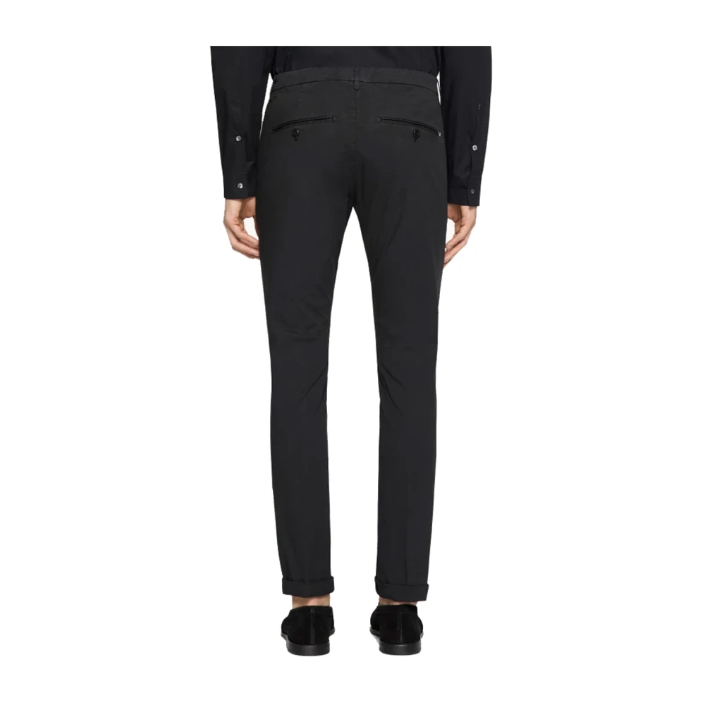 Dondup Katoenen Gaubert Herenbroek Black Heren