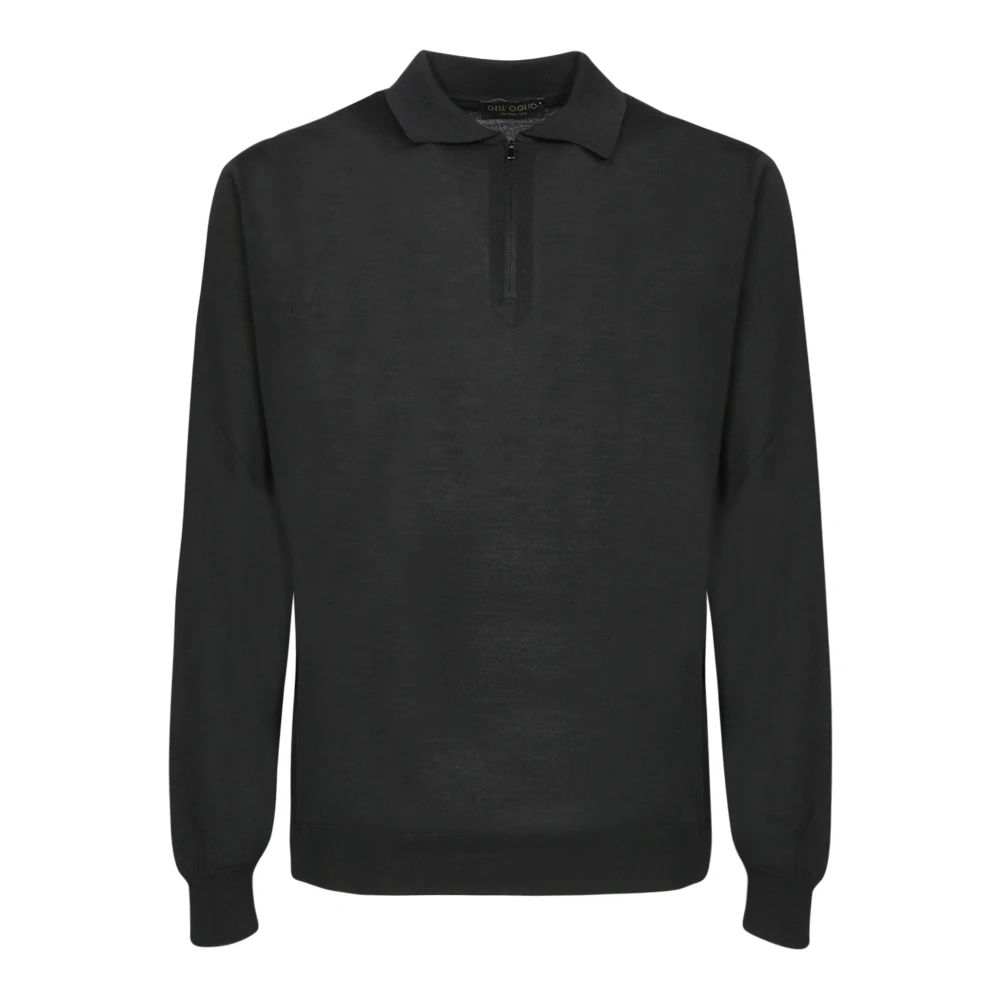 Dell'oglio Zwarte T-shirt voor mannen Aw24 Black Heren