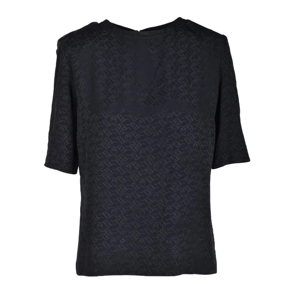 Pinko Luxe Zijden Blouse Black Dames