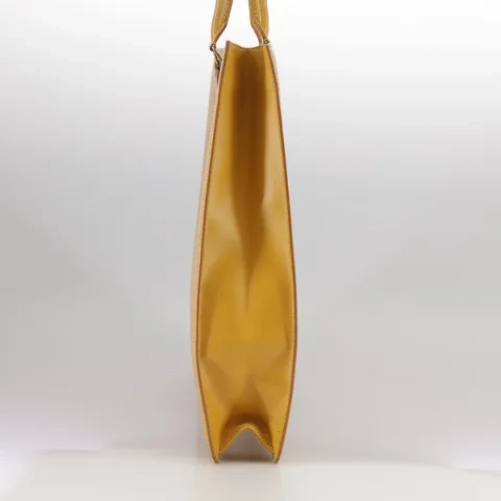 Louis Vuitton Vintage Pre-owned Leather handbags Yellow Dames