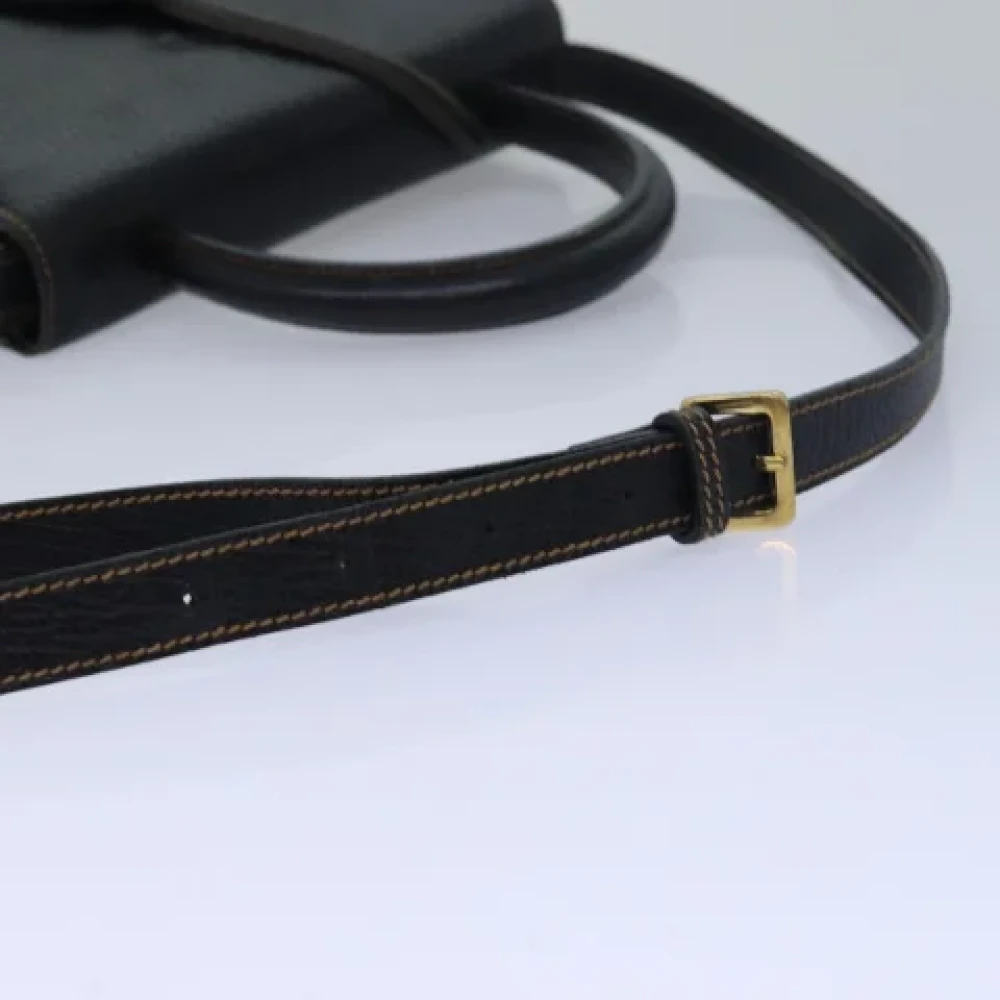 Loewe Pre-owned Leather handbags Black Dames