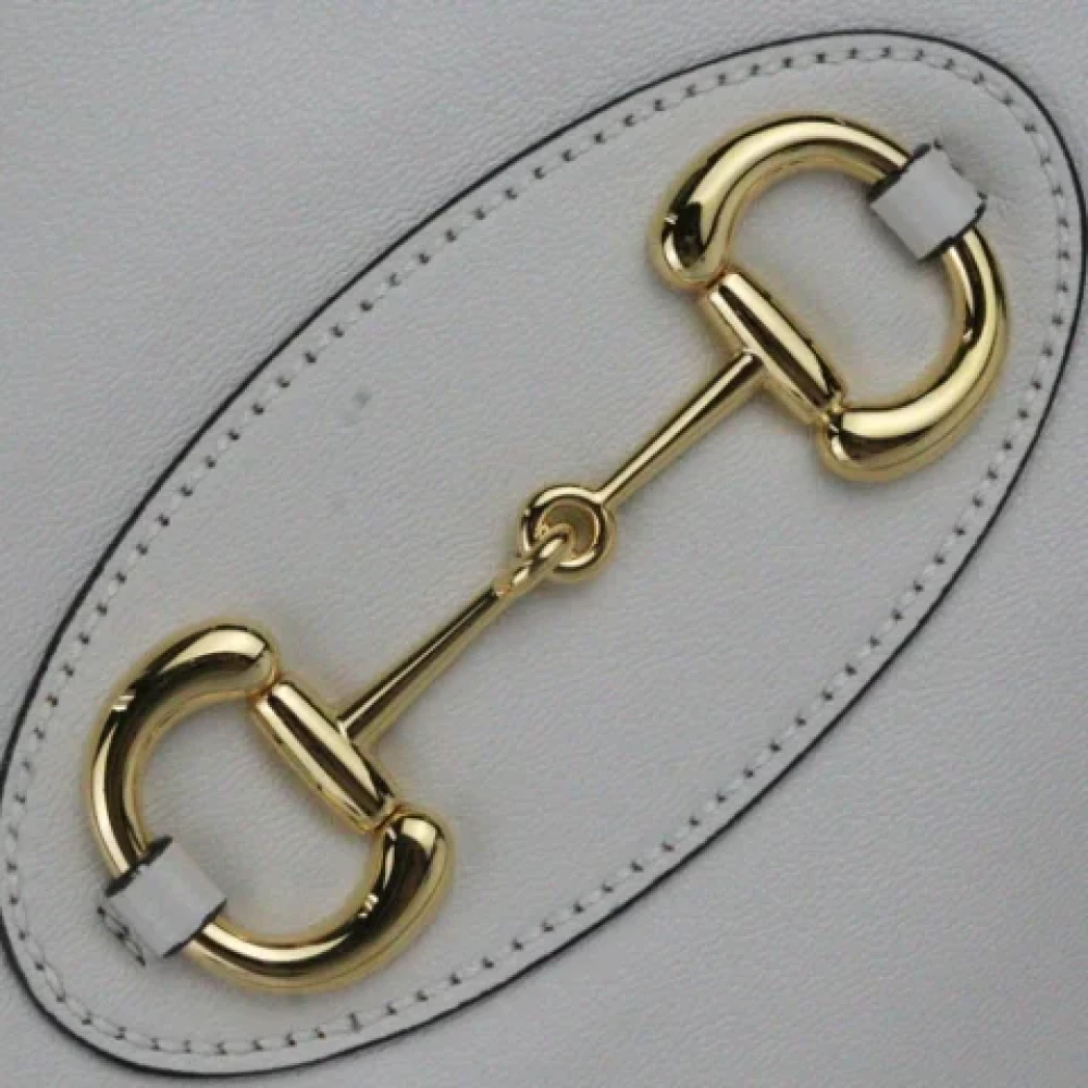 Gucci Vintage Pre-owned Leather shoulder-bags White Dames