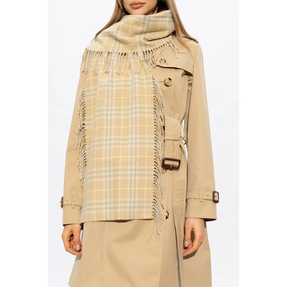 Burberry Cashmere sjaal Beige Unisex