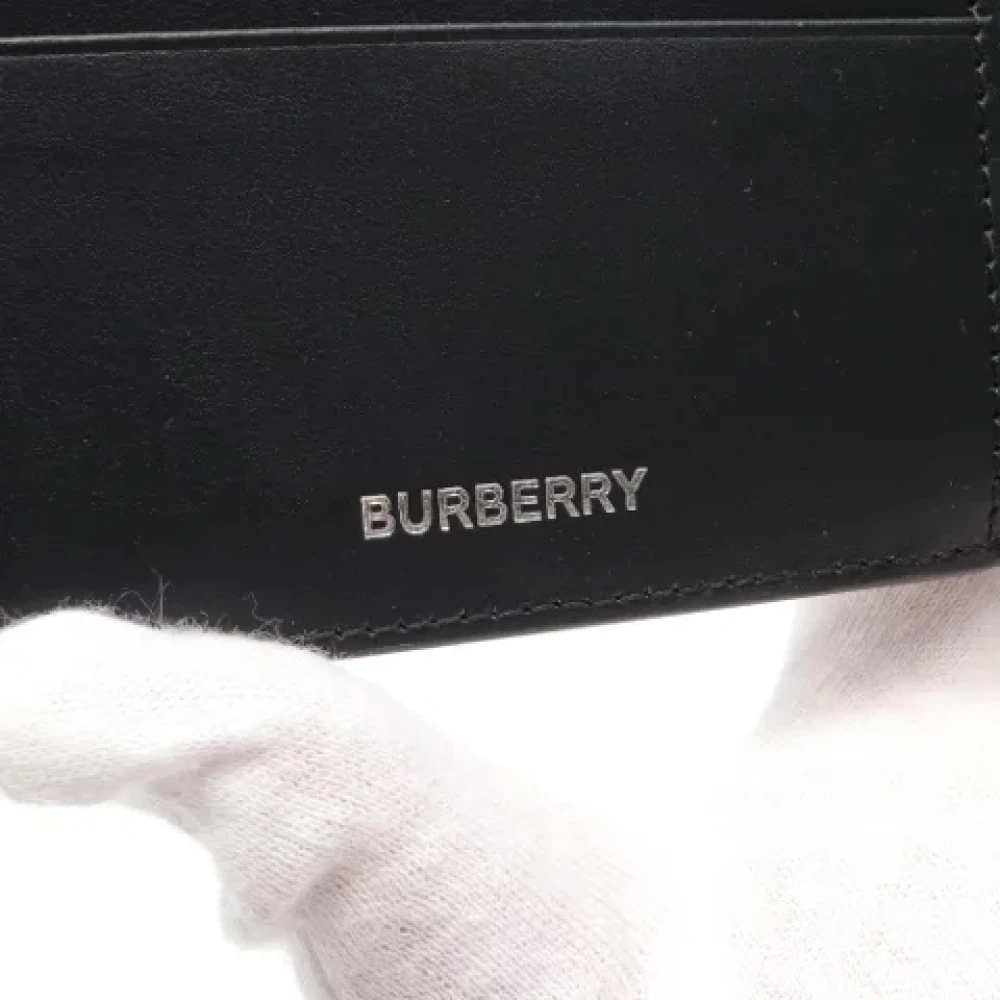 Burberry Vintage Pre-owned Coated canvas wallets Beige Dames