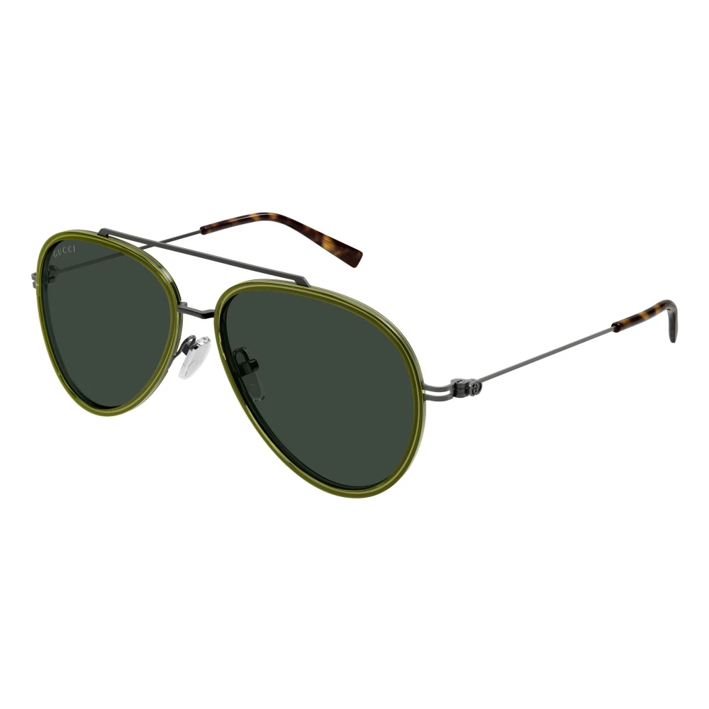 Gucci Men's Green Gg1981s Aviator Sunglasses - Sunglasses - 56 Mm - Accessories