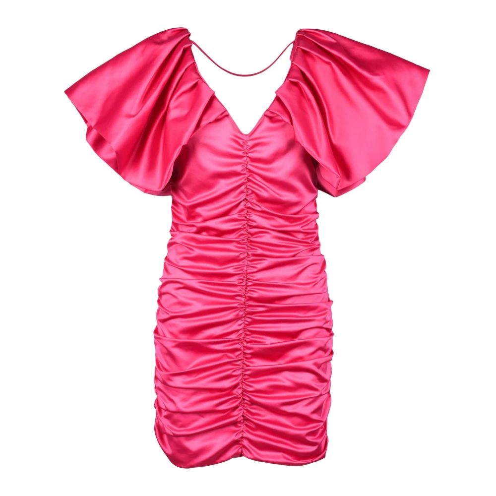 Simona Corsellini Elegant Polyester Klänning Pink, Dam