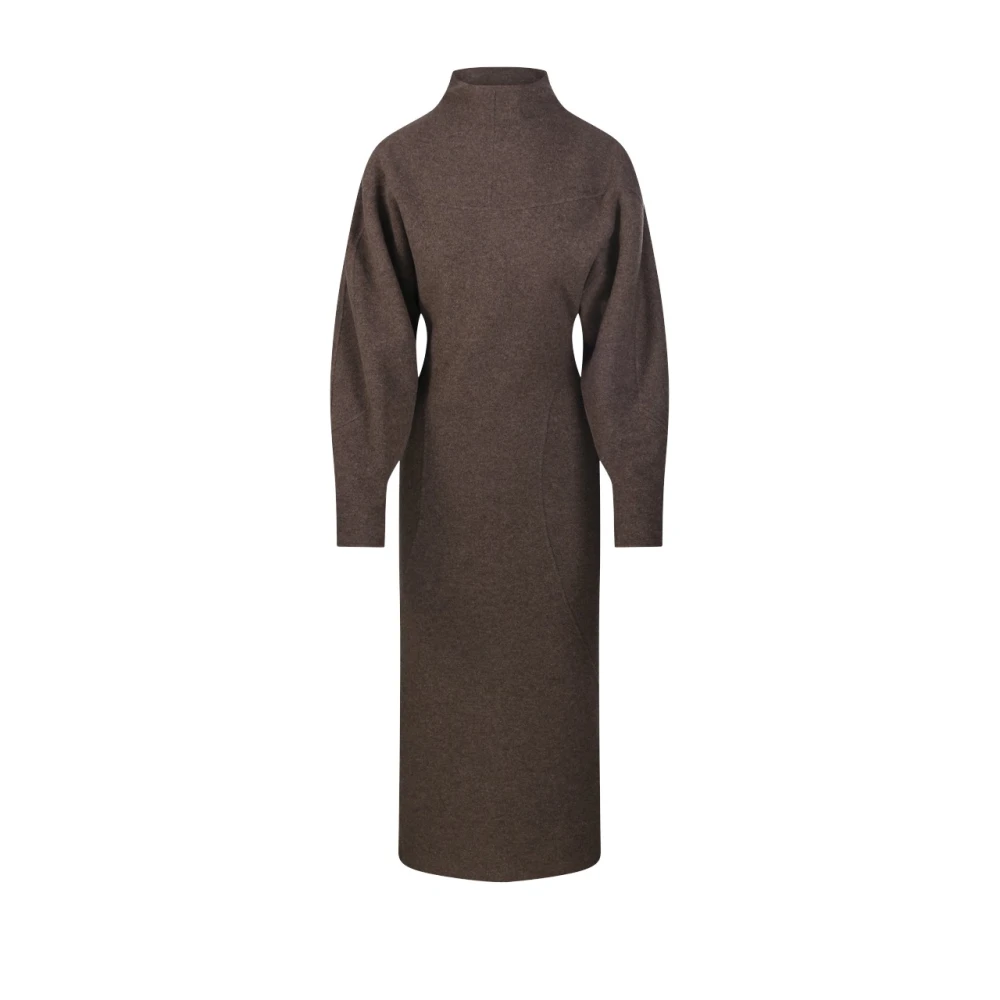 Max Mara , Knitted Dresses, Female, Brown, 2XS, Tenuta Dress