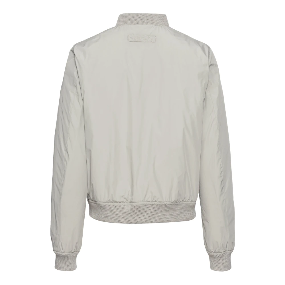 camel active Blouson van gerecycled polyester Gray Dames