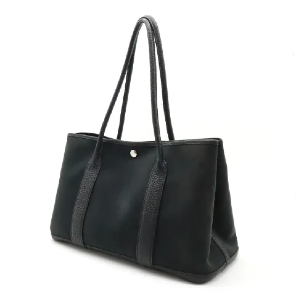 Hermès Vintage Pre-owned Canvas totes Black Dames