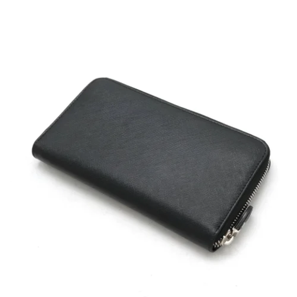 Salvatore Ferragamo Pre-owned Leather wallets Black Dames