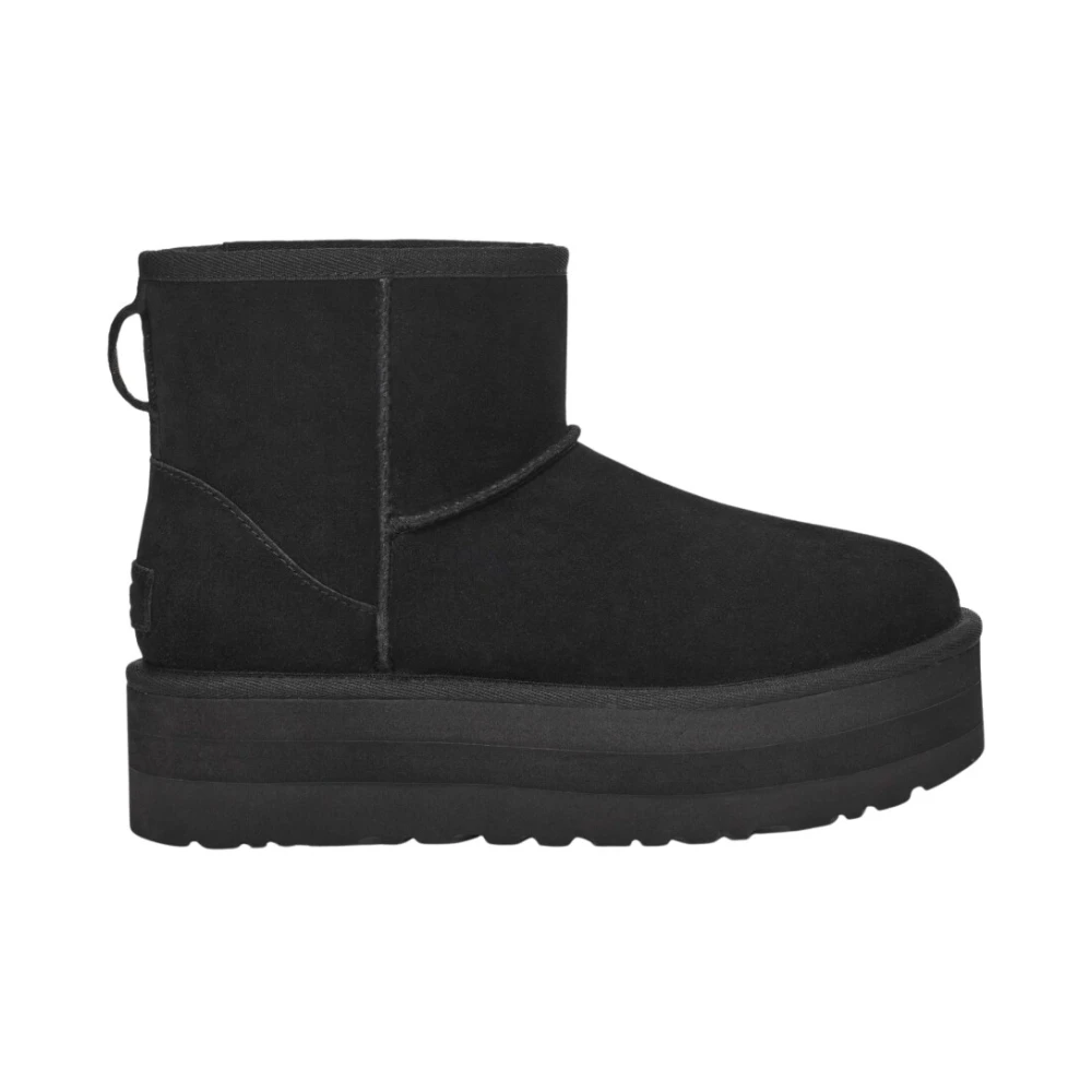 UGG Kliska Mini Platform Boots Black, Dam